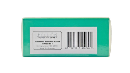 IRISH RAILWAY MODELS 00 GAUGE - IRM1025-BL-A - TARA MINES BLUE BOGIE ORE WAGONS