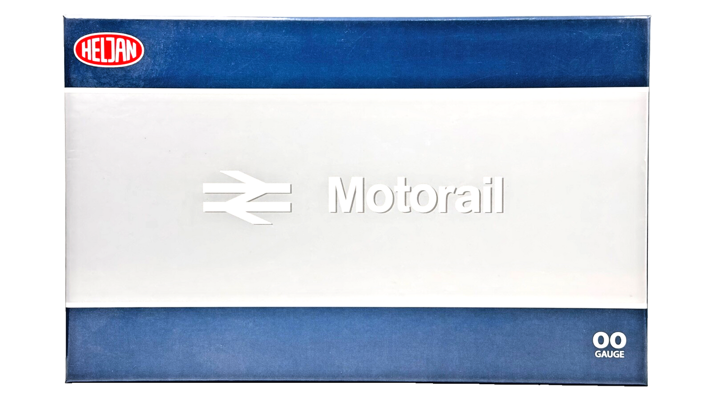 HELJAN 00 GAUGE - 9624 - BR BLUE/GREY MOTORAIL TRIPLE PACK 2 - NEW BOXED