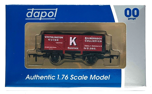 DAPOL 00 GAUGE - WRITHLINGTON & KILMERSDON COLLIERIES NO.385 (WESSEX WAGONS)