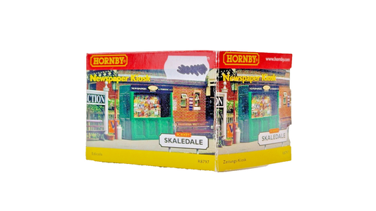 HORNBY 00 GAUGE SKALEDALE - R8797 - NEWSPAPER KIOSK - BOXED