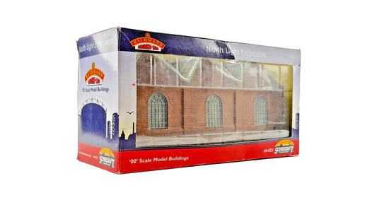 BACHMANN OO GAUGE SCENECRAFT - 44-022 - NORTH LIGHT FACTORY EXTENSION - BOXED