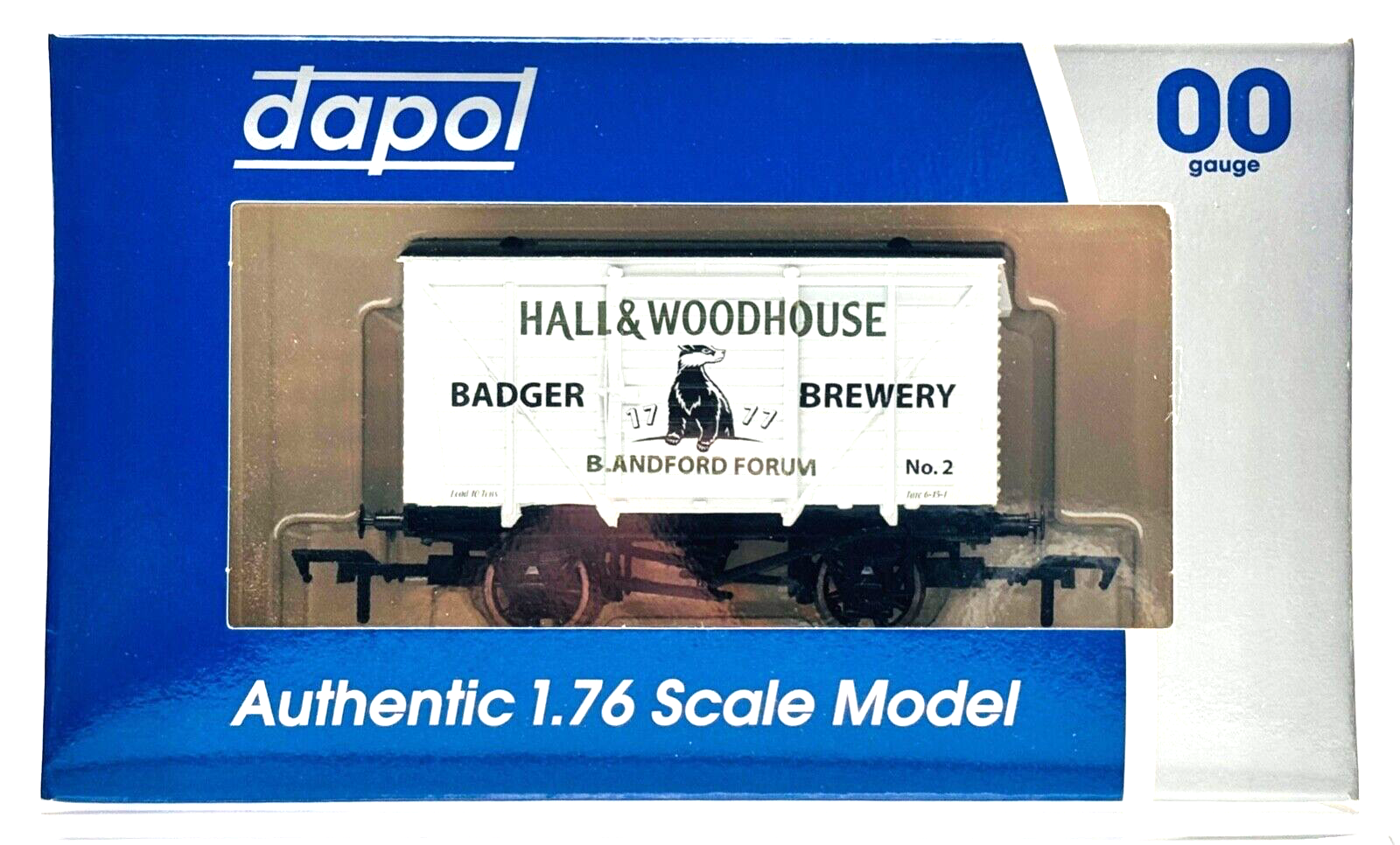 DAPOL 00 GAUGE - HALL & WOODHOUSE BADGER BREWERY NO.2 (BURNHAM LIMITED EDITION)