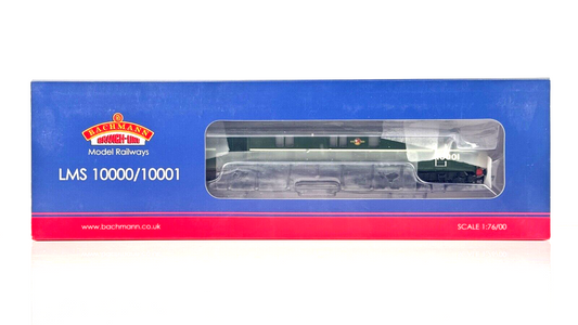 BACHMANN 00 GAUGE - 31-997 - LMS 10001 BR GREEN EGGSHELL BLUE WAISTBAND BOXED