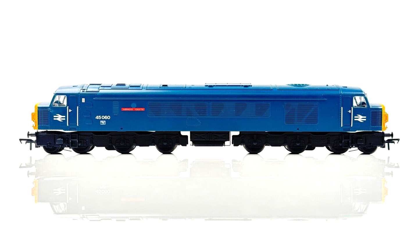 BACHMANN 00 GAUGE - 32-677B - CLASS 45/0 45060 SHERWOOD FORESTER BR BLUE - NOISY