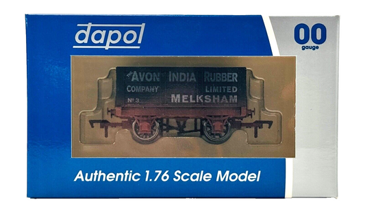 DAPOL 00 GAUGE - AVON INDIA RUBBER OF MELKSHAM WAGON NO.3 (LIMITED EDITION)