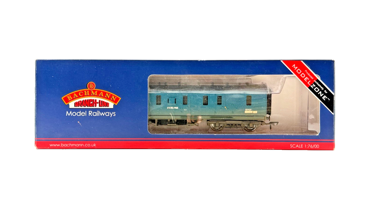 BACHMANN OO GAUGE - 34-325Z - 50FT PARCELS VAN BR BLUE (WEATHERED) MODELZONE