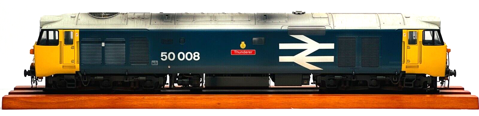 HELJAN O GAUGE CLASS 50 BR LARGE LOGO 50008 'THUNDERER' (TMC RENAMED/RENUMBERED)