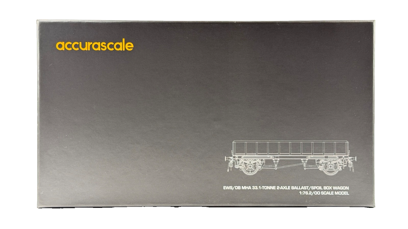 ACCURASCALE OO GAUGE - ACC2550MHA-DB1 - DB MHA 33.1T 2-AXLE BALLAST BOX WAGONS