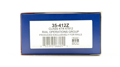 BACHMANN 00 GAUGE - 35-412Z - CLASS 47/4 47812 RAIL OPERATIONS GROUP ROG BOXED