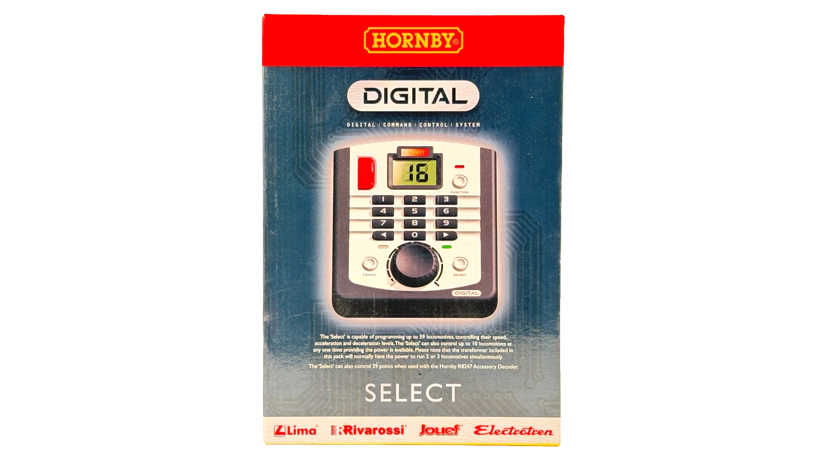 HORNBY 00 GAUGE - R8213 - DCC DIGITAL SELECT POWER CONTROLLER & ADAPTER BOXED