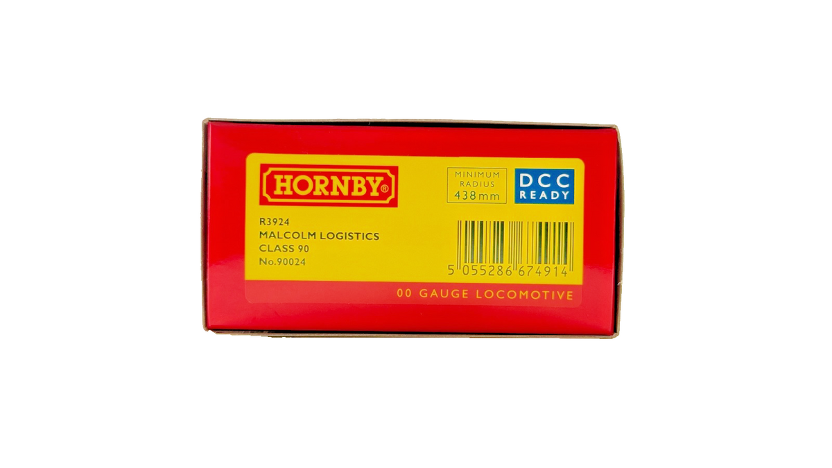 HORNBY OO GAUGE - R3924 - CLASS 90 LOCOMOTIVE NO.90024 MALCOLM LOGISTICS