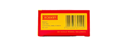 HORNBY OO GAUGE - R40027 - DRS MK1 CATERING (RBR) COACH NO.1657 BOXED