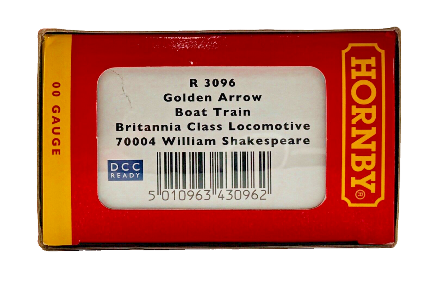 HORNBY 00 GAUGE - R3096 - GOLDEN ARROW BOAT TRAIN WILLIAM SHAKESPEARE 70004 MINT