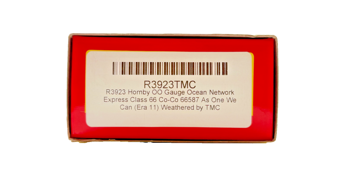 HORNBY OO GAUGE - R3923 - CLASS 66 DIESEL 66587 OCEAN NETWORK EXPRESS TMC