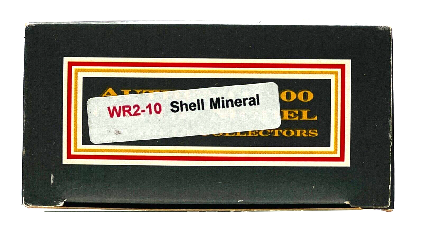 DAPOL 00 GAUGE - WR2-10 - 'SHELL' OIL MINERAL WAGON SILVER IN COLOUR - BOXED