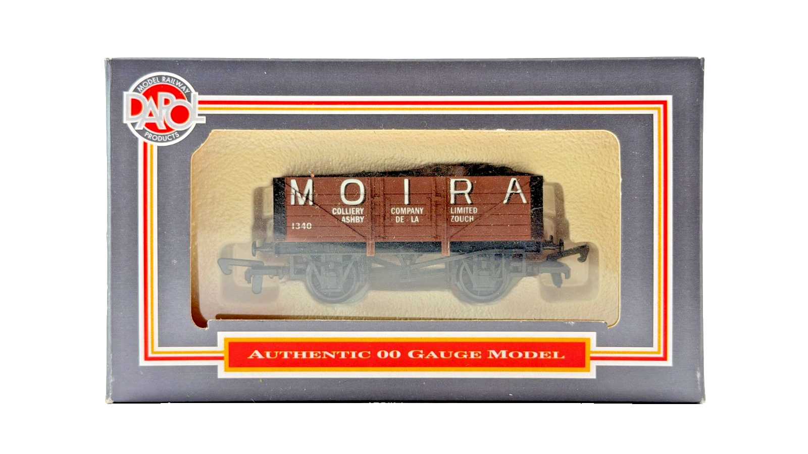 DAPOL 00 GAUGE - MOIRA COLLIERY ASHBY DE LA ZOUCH WAGON 1340 (LIMITED EDITION)