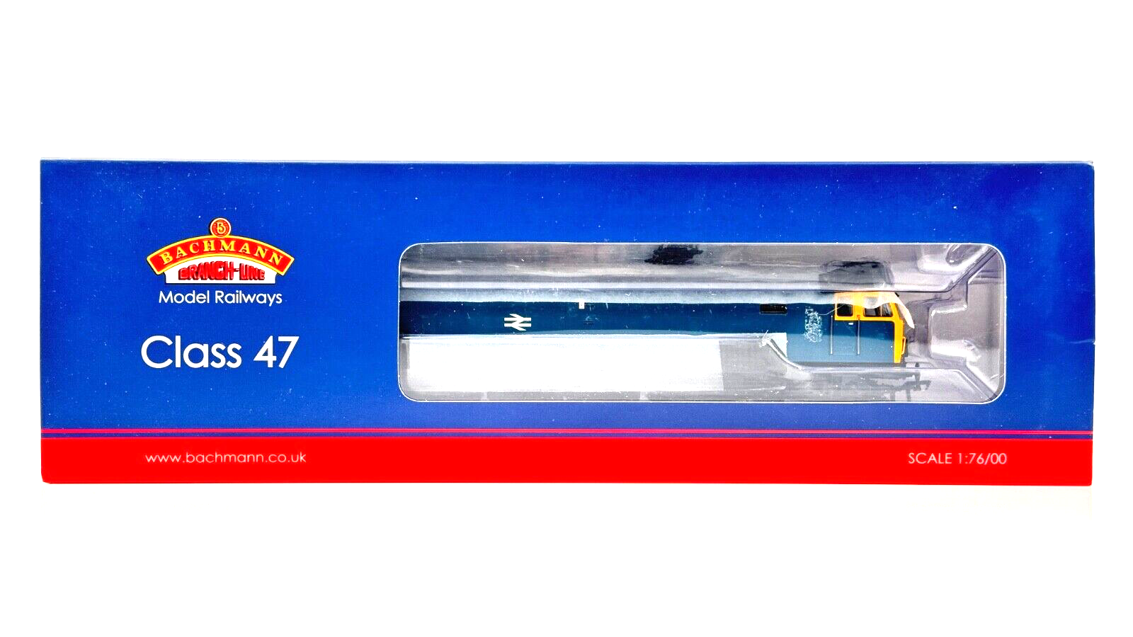 BACHMANN 00 GAUGE - 35-411 - CLASS 47/0 47012 BR BLUE / YELLOW - BOXED