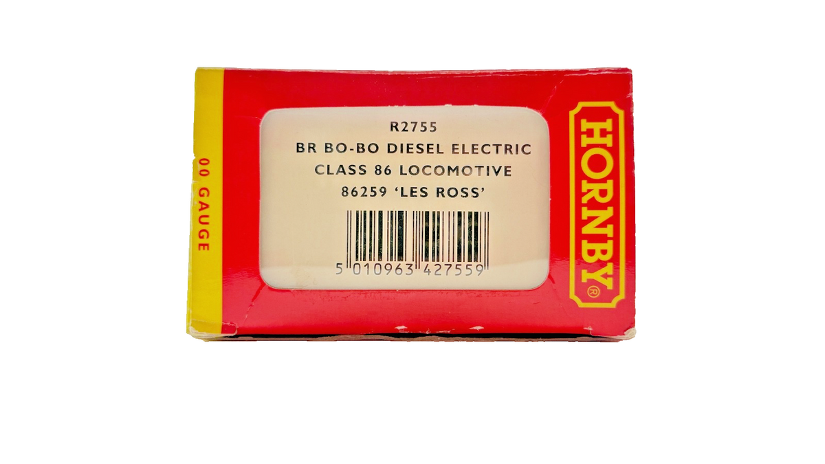 HORNBY OO GAUGE - R2755 - CLASS 86 ELECTRIC LOCOMOTIVE 86259 LES ROSS DCC FITTED