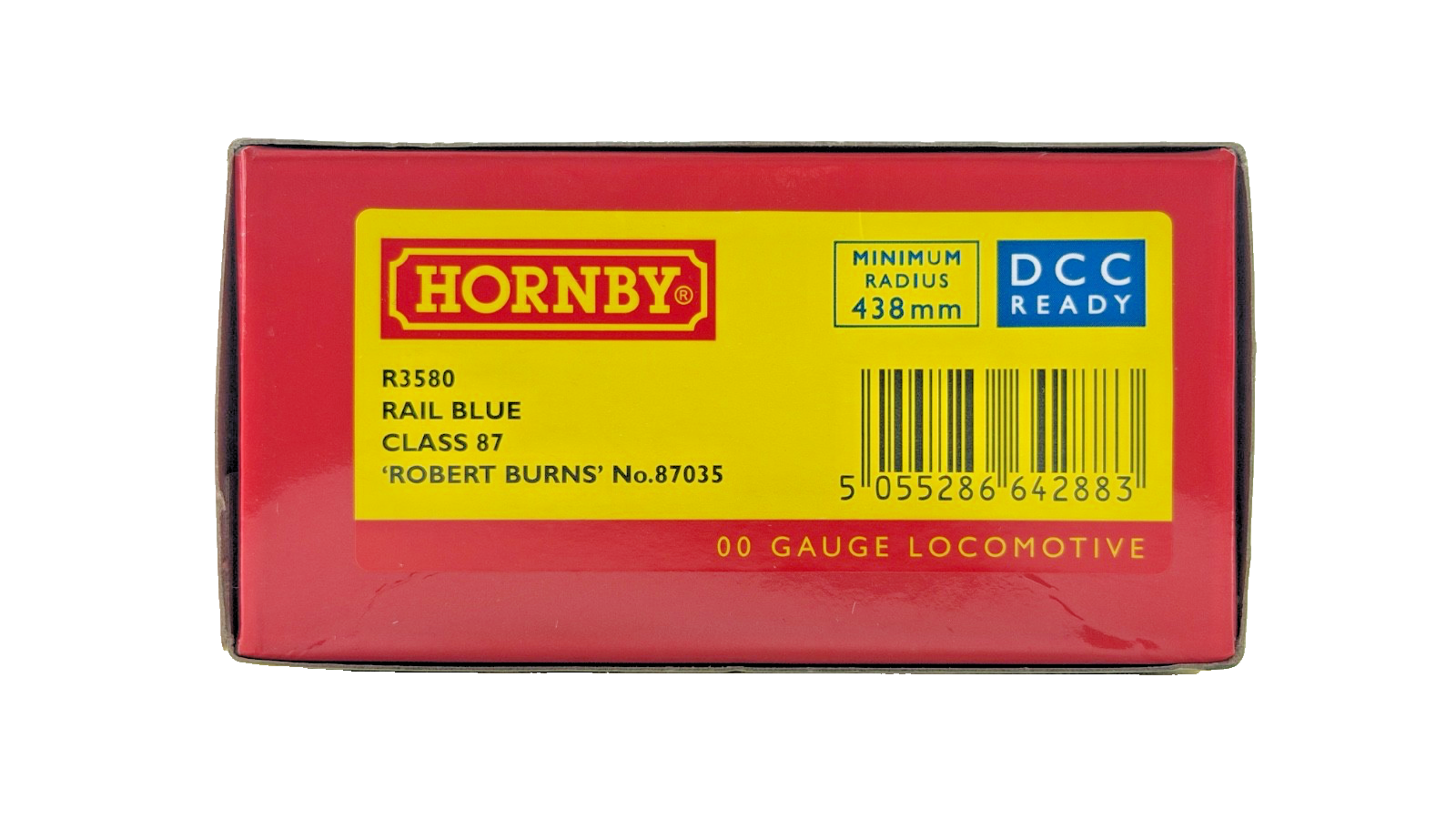 HORNBY OO GAUGE - R3580 - CLASS 87 ELECTRIC LOCO 87035 RAIL BLUE ROBERT BURNS