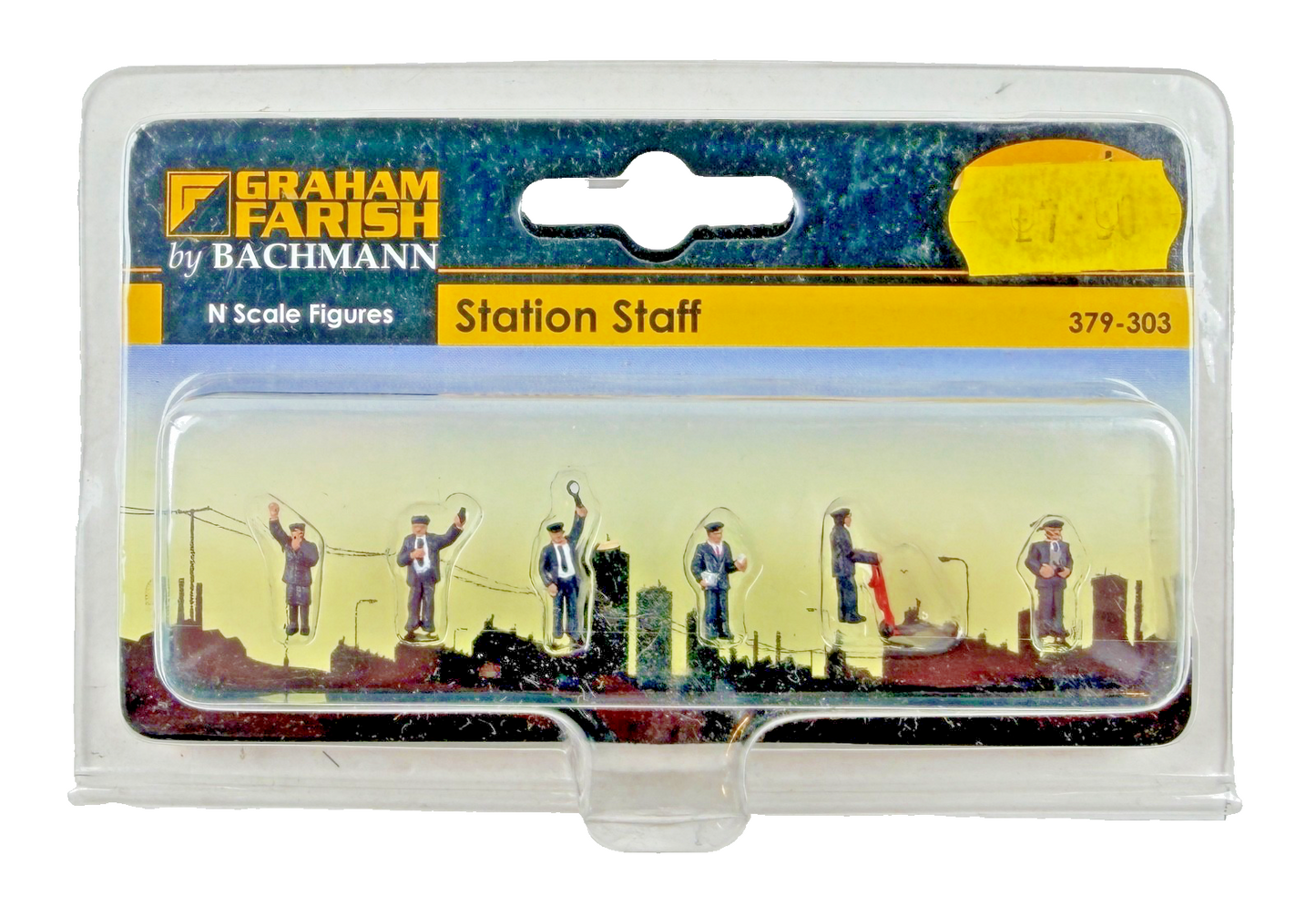GRAHAM FARISH SCENECRAFT N GAUGE - 379-303 - STATION STAFF FIGURES SEALED