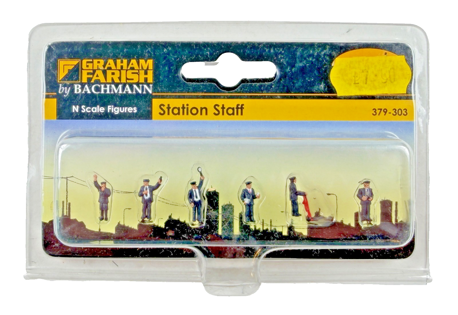 GRAHAM FARISH SCENECRAFT N GAUGE - 379-303 - STATION STAFF FIGURES SEALED