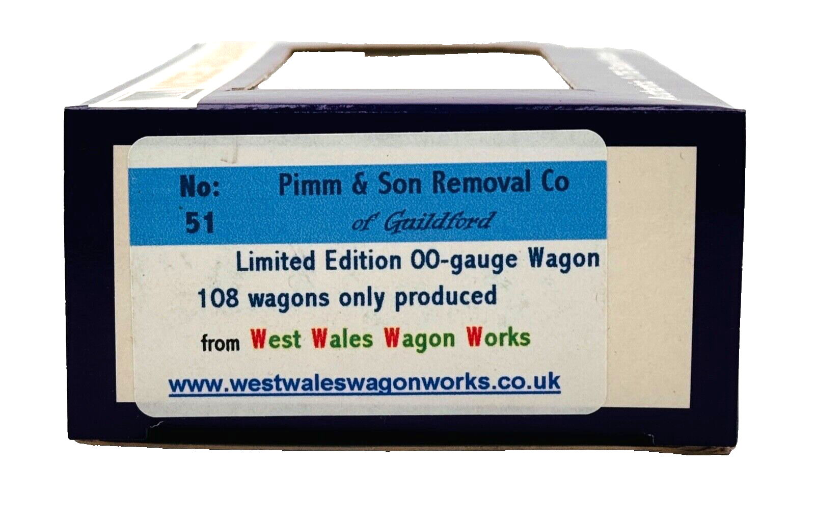 DAPOL 00 GAUGE - PIMM & SON REMOVAL CONTRACTORS CONFLAT (LIMITED EDITION)