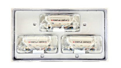 ACCURASCALE OO GAUGE - ACC2032-CS-M - PCA BULK CEMENT WAGONS CASTLE CEMENT
