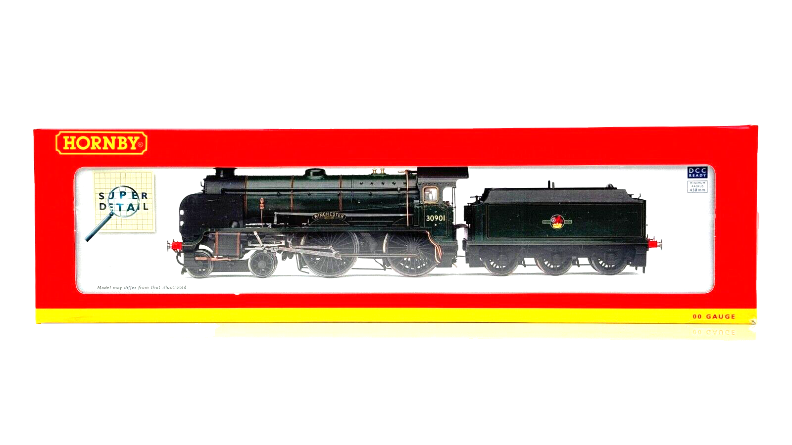 HORNBY 00 GAUGE - R2845 - BR GREEN 4-4-0 SCHOOLS CLASS 30901 'WINCHESTER' BOXED