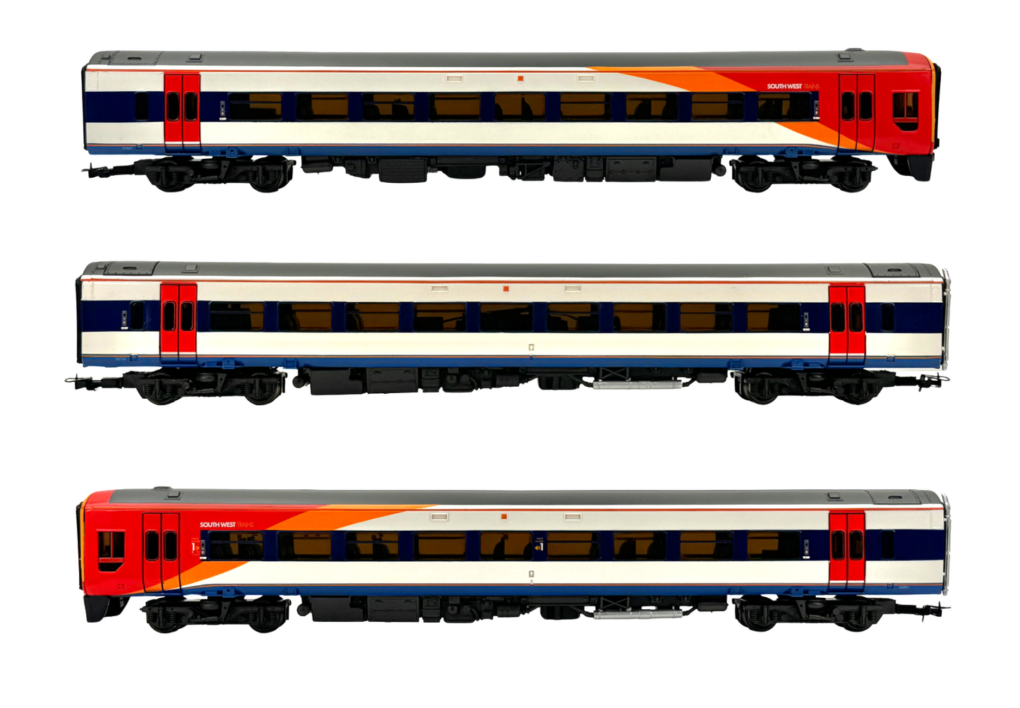 BACHMANN 00 GAUGE - 31-514 - CLASS 159 THREE CAR DMU SOUTHWEST TRAINS SWT