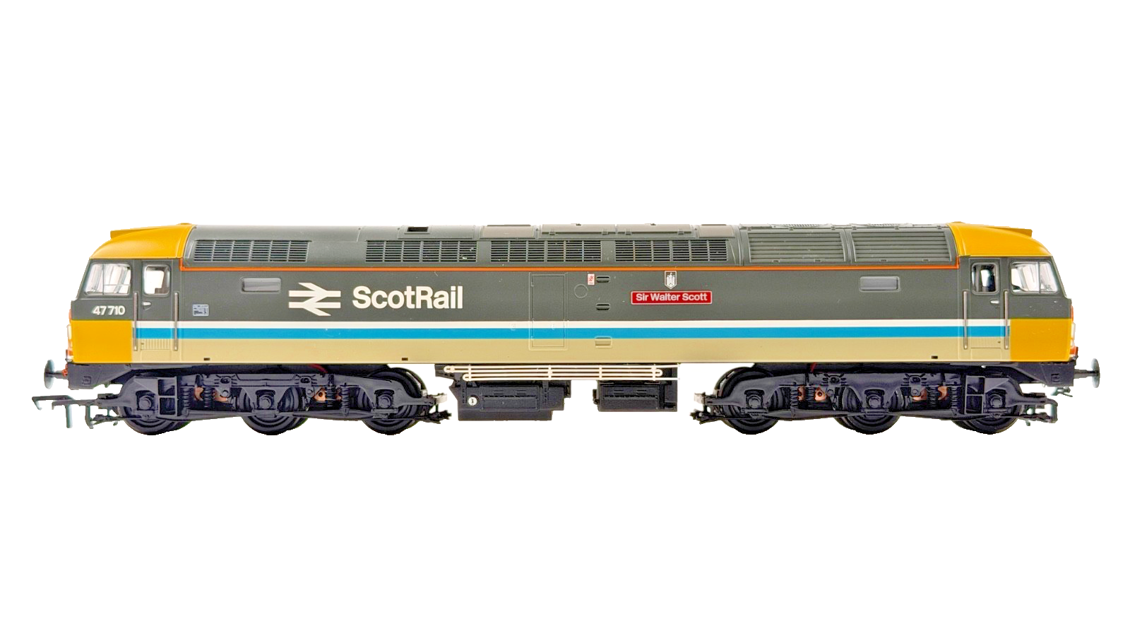 BACHMANN 00 GAUGE - 31-653 - CLASS 47 DIESEL 47710 SIR WALTER SCOTT SCOTRAIL
