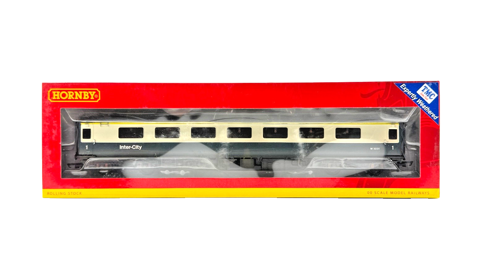 HORNBY OO GAUGE - R4614A - BR MK2A 1ST CLASS OPEN COACH BLUE GREY TMC WEATHERED