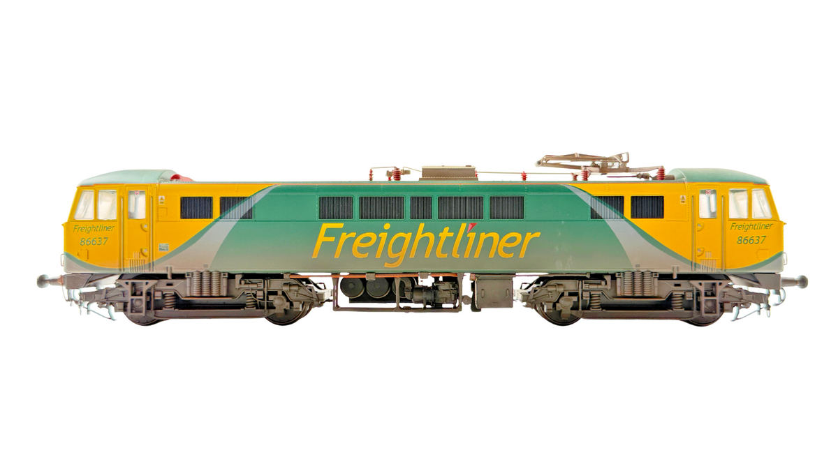 HELJAN OO GAUGE - GM4240301TMC - CLASS 86 FREIGHTLINER POWERHAUL 86637 WEATHERED