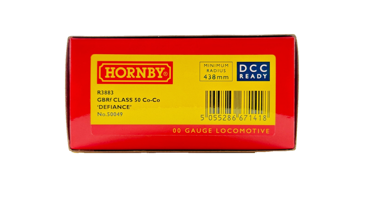 HORNBY OO GAUGE - R3883 - CLASS 50 DIESEL 50049 GBRF DEFIANCE BOXED