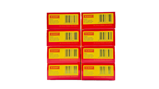 HORNBY OO GAUGE - CROSS COUNTRY XC MK3 SLIDING DOOR RAKE OF 8 COACHES BOXED
