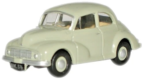 OXFORD DIECAST 1/76 SCALE - 76MMS003 - PLATINUM GREY MORRIS MINOR SALOON - NEW