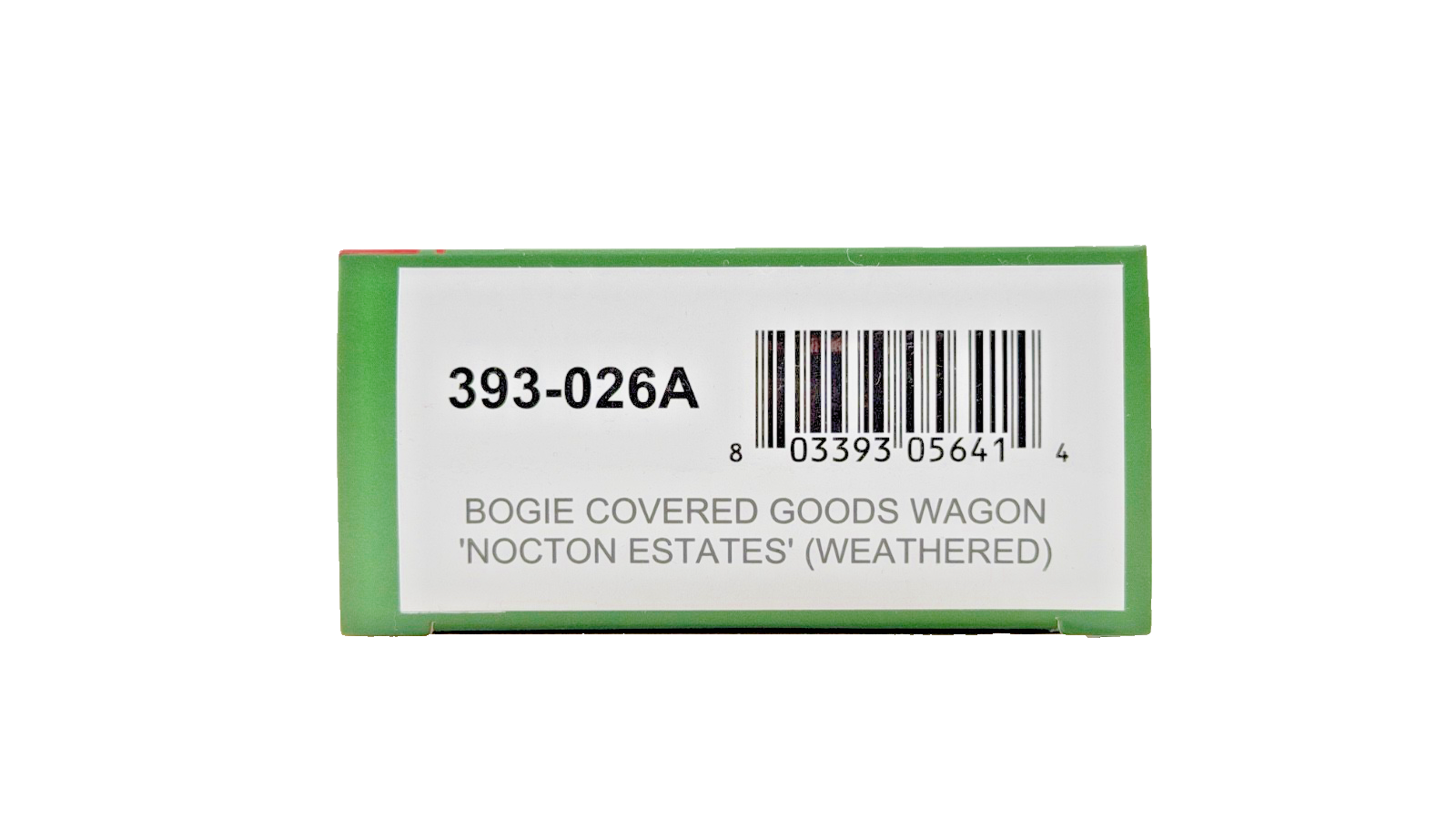 BACHMANN OO9 SCALE - 393-026A - BOGIE COVERED GOODS WAGON NOCTON ESTATES (W)