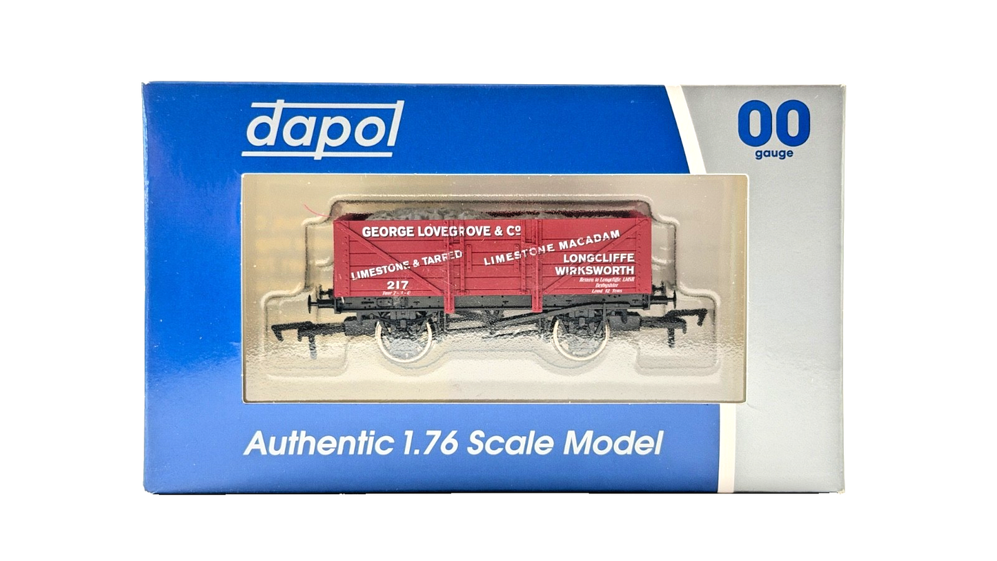 DAPOL 00 GAUGE - GEORGE LOVEGROVE LIMESTONE WIRKSWORTH NO.217 (LIMITED EDITION)