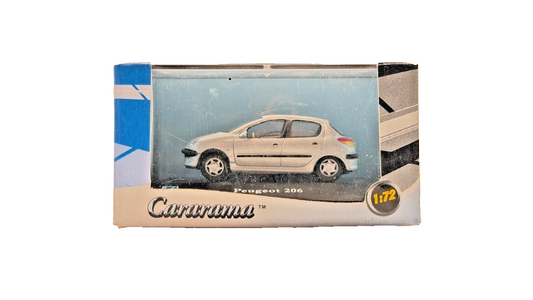 CARARAMA 1/72 SCALE - PEUGEOT 206 SILVER - BOXED