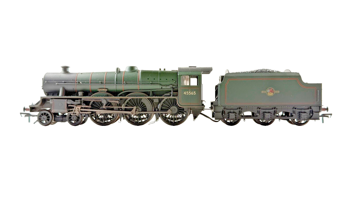 BACHMANN OO GAUGE - 31-188 - JUBILEE 45565 VICTORIA BR LINED GREEN LATE CREST