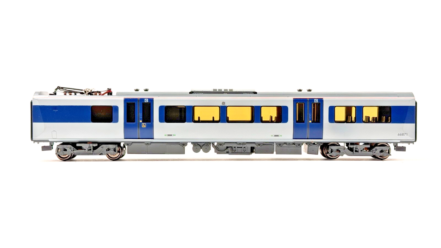 BACHMANN 00 GAUGE - 31-030 - CLASS 350/1 DESIRO FOUR CAR EMU APOLLO SILVERLINK