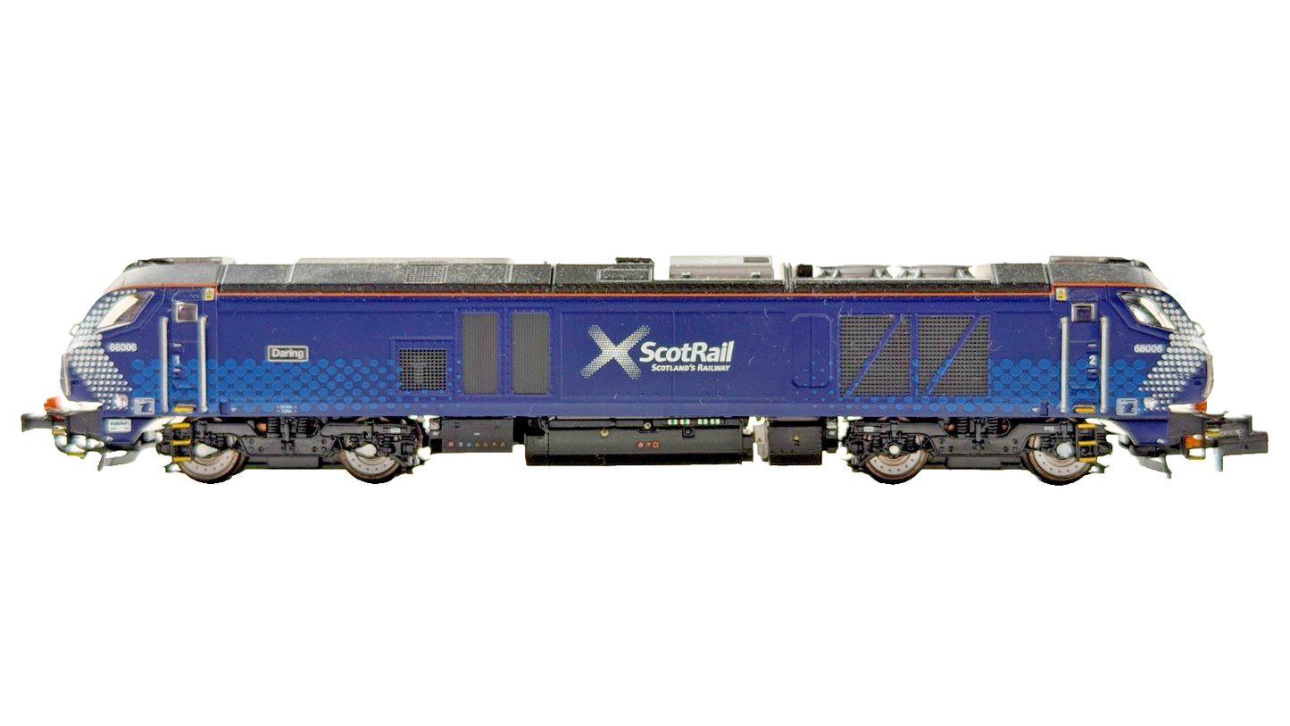 DAPOL N GAUGE - 2D-022-005S - CLASS 68 DIESEL 68006 SCOTRAIL DARING DCC SOUND