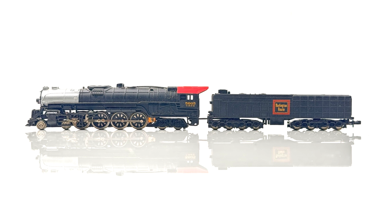 BACHMANN N GAUGE - 58066 - BURLINGTON NORTHERN 4-8-4 52' TENDER LOCOMOTIVE BOXED