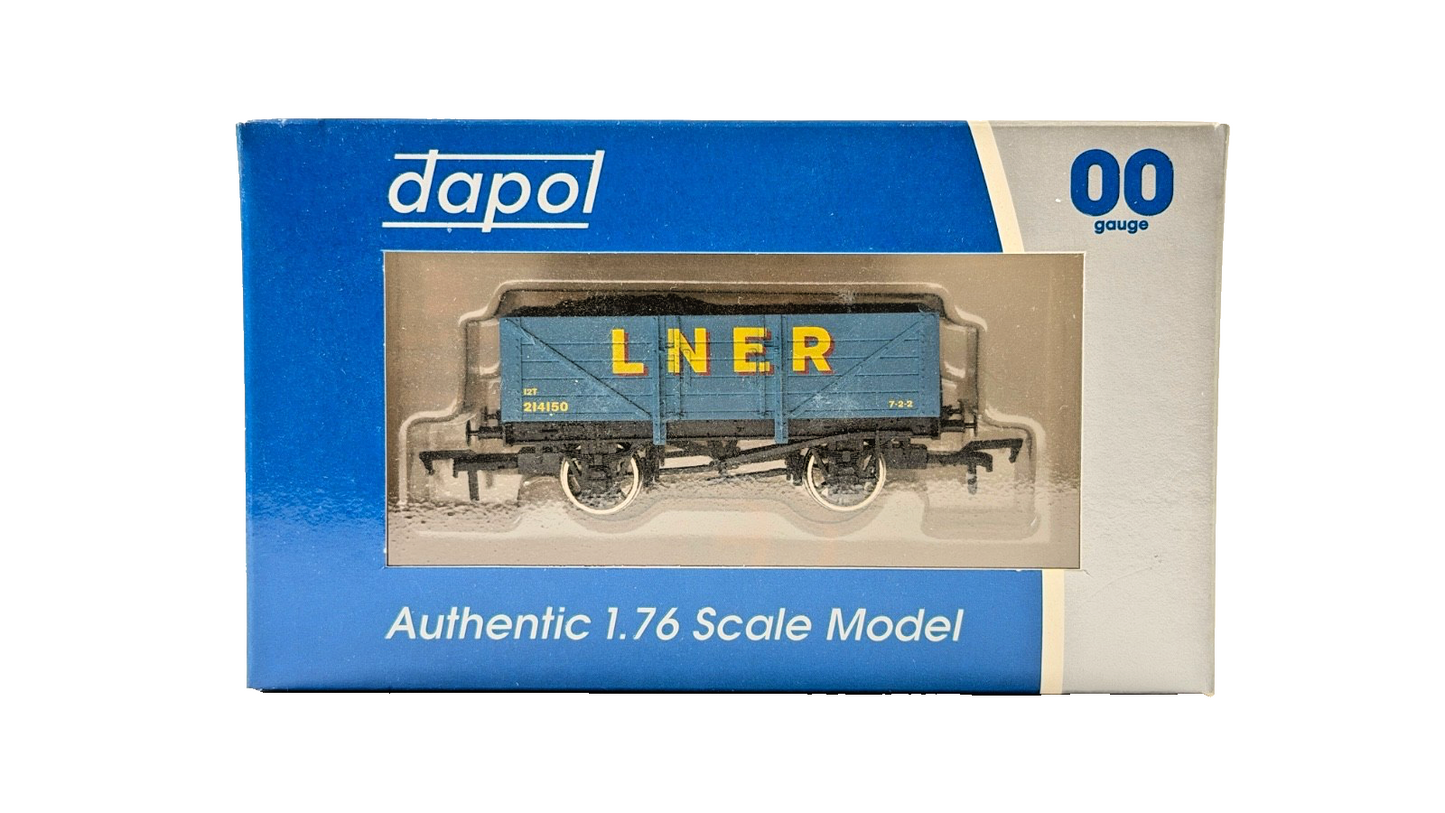DAPOL 00 GAUGE - LNER BLUE PLANK WAGON 214150 WRENN CLUB WAGON (LIMITED EDITION)