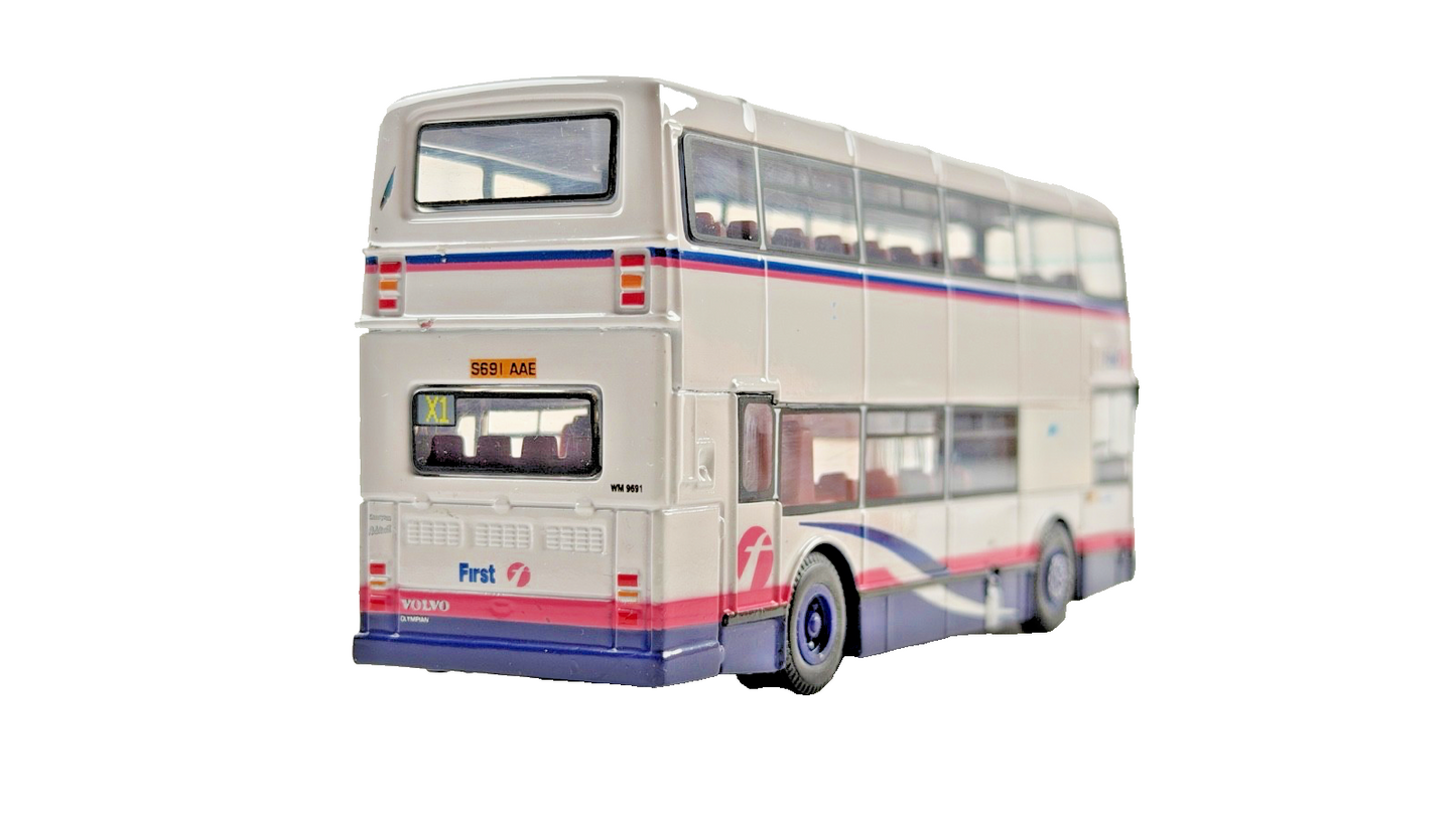CORGI 1/76 SCALE - PALATINE II FIRST BUS BADGERLINE WESTON SUPER MARE UNBOXED #2