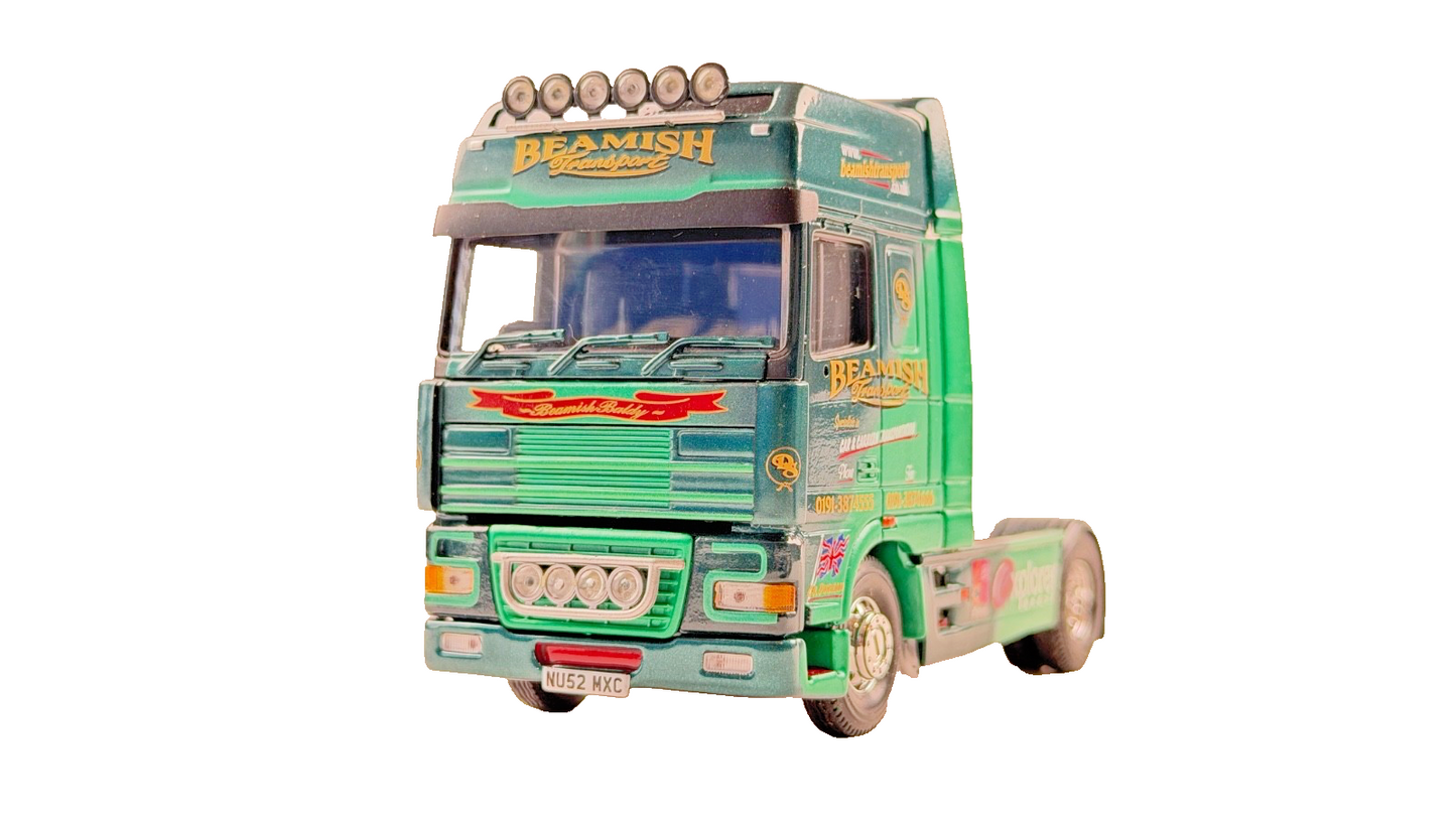 CORGI 1/50 SCALE DIECAST DAF XF SUPER CAB BEAMISH TRANSPORT TRACTOR UNIT UNBOXED