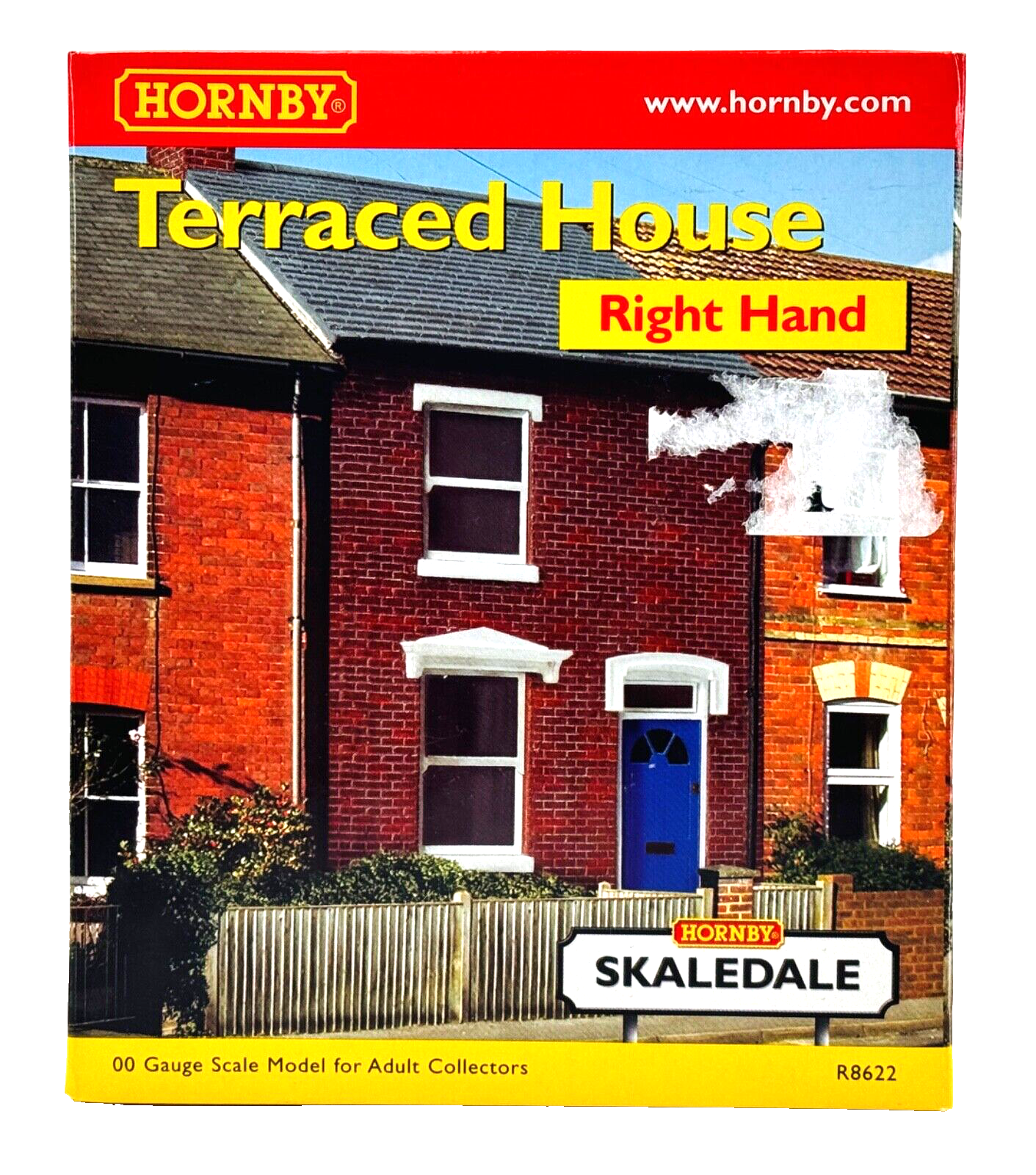 HORNBY SKALEDALE 00 GAUGE - R8622 - TERRACED HOUSE RIGHT HAND RH - BOXED