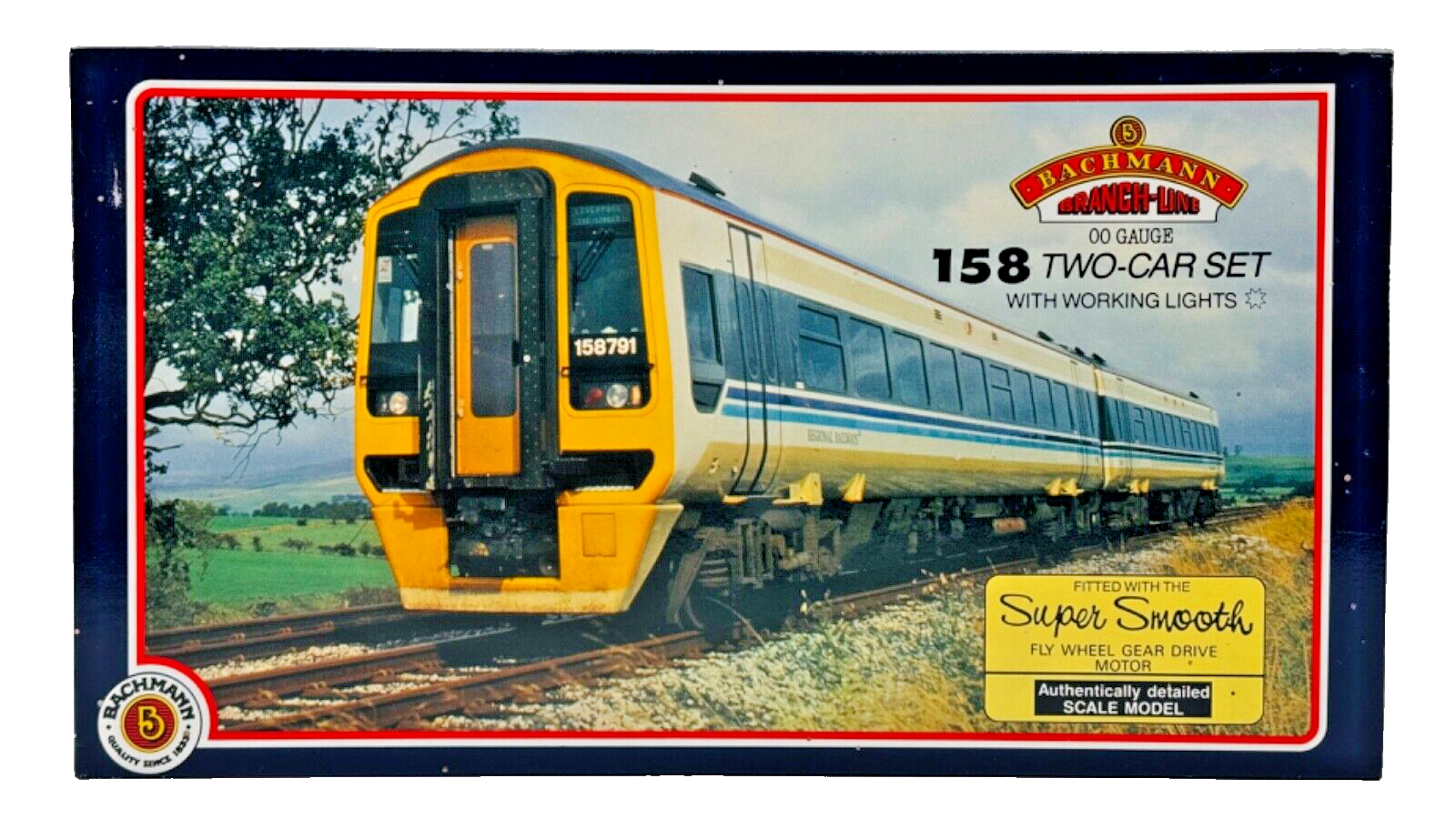 BACHMANN 00 GAUGE - 31-502 - CLASS 158 DMU 2 CAR WYPTE METRO WEST YORKSHIRE