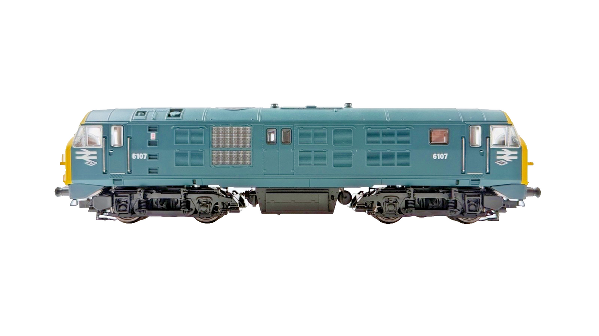 DAPOL OO GAUGE - 4D-014-003 - CLASS 29 DIESEL BR BLUE 6107 FULL YELLOW ENDS