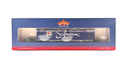 BACHMANN OO GAUGE - 37-314 - INTERMODAL BOGIE WAGONS W/45FT SAFMARINE CONTAINERS