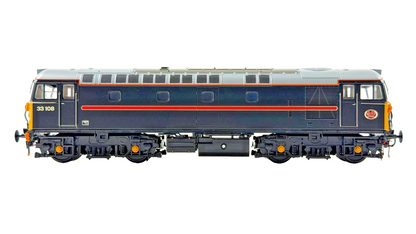 HELJAN OO GAUGE - 3350 - CLASS 33 DIESEL 33108 FRAGONSET BLACK (WITH HEADLIGHTS)